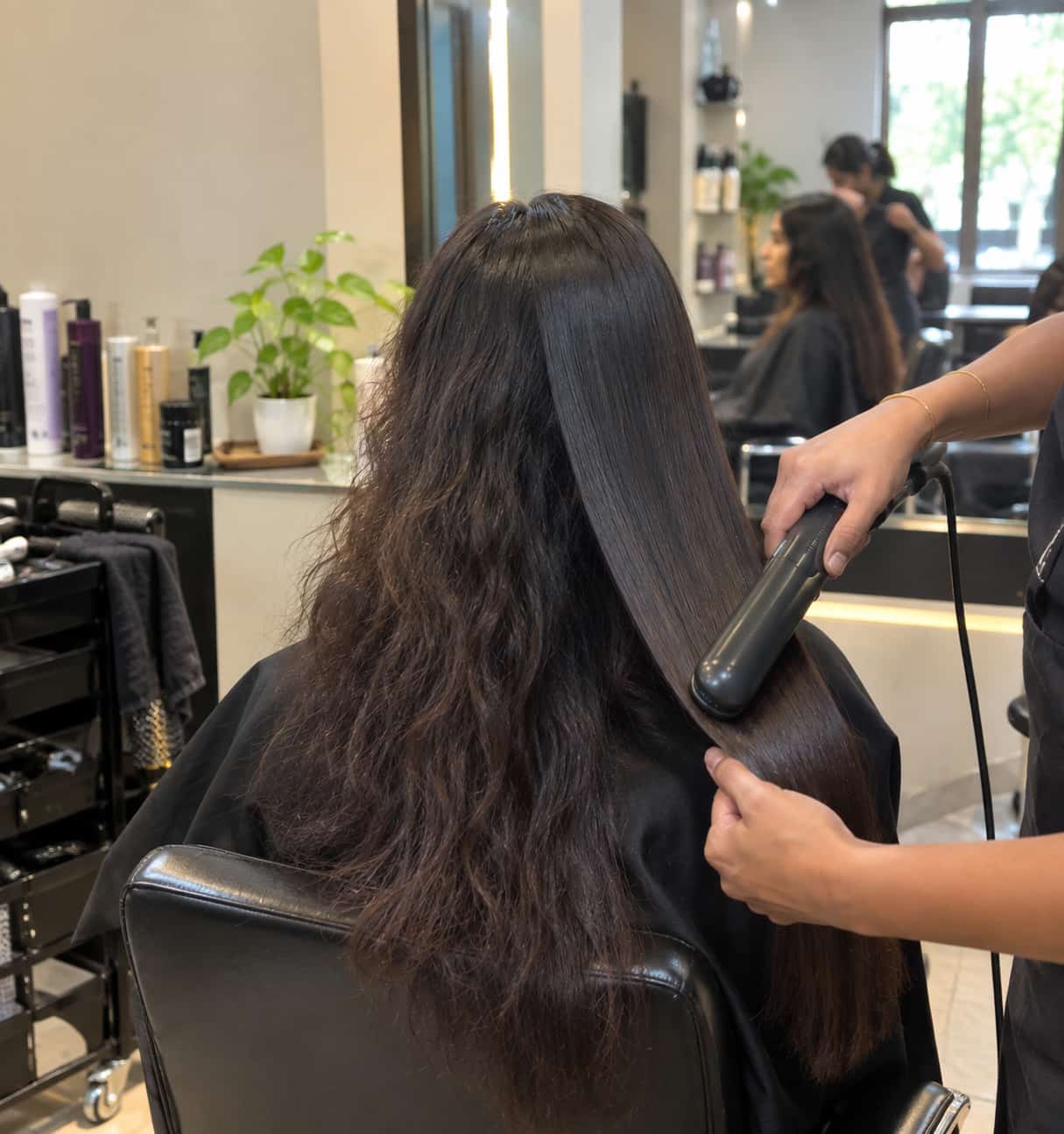 Hair smoothening treatment
